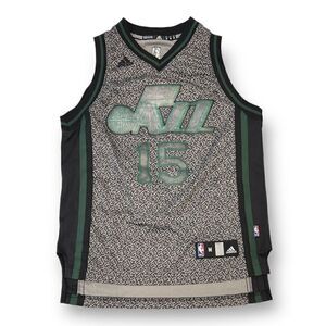 Adidas Utah Jazz Derrick Favors #15 Jersey Kids Size Medium 10-12